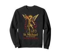 Catholic St Michael The Archangel Defend Us Gift Sweatshirt