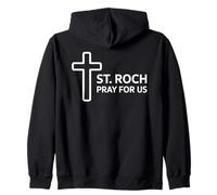 Catholic St Roch Pray For Us Christian Patron Saint Zip Hoodie