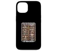 Catholic Stations of the Cross Lent Crucifix Latin Lenten Case for iPhone 13