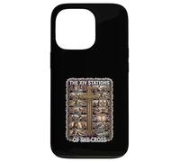 Catholic Stations of the Cross Lent Crucifix Latin Lenten Case for iPhone 13 Pro