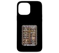 Catholic Stations of the Cross Lent Crucifix Latin Lenten Case for iPhone 13 Pro Max
