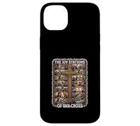 Catholic Stations of the Cross Lent Crucifix Latin Lenten Case for iPhone 14 Plus