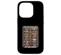 Catholic Stations of the Cross Lent Crucifix Latin Lenten Case for iPhone 14 Pro