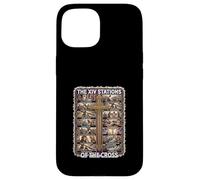 Catholic Stations of the Cross Lent Crucifix Latin Lenten Case for iPhone 15