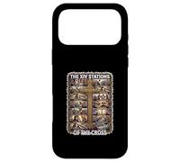 Catholic Stations of the Cross Lent Crucifix Latin Lenten Case for iPhone 17 Pro Max