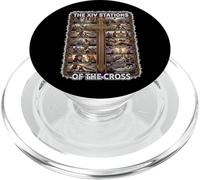 Catholic Stations of the Cross Lent Crucifix Latin Lenten PopSockets PopGrip for MagSafe