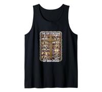 Catholic Stations of The Cross Lent Crucifix Latin Lenten Tank Top