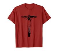 Catholic Tee for Men Crucifix with Jesus T-Shirt
