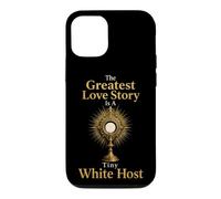 Catholic The Greatest Love Story Tiny White Host Gift Case for iPhone 12/12 Pro