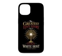Catholic The Greatest Love Story Tiny White Host Gift Case for iPhone 13