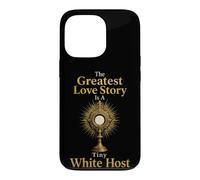 Catholic The Greatest Love Story Tiny White Host Gift Case for iPhone 13 Pro