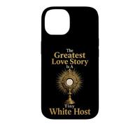 Catholic The Greatest Love Story Tiny White Host Gift Case for iPhone 14