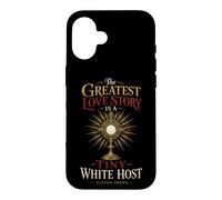 Catholic The Greatest Love Story Tiny White Host Gift Case for iPhone 16