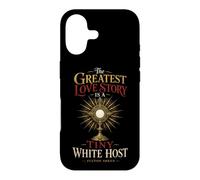 Catholic The Greatest Love Story Tiny White Host Gift Case for iPhone 17