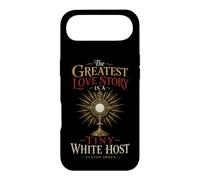 Catholic The Greatest Love Story Tiny White Host Gift Case for iPhone Air