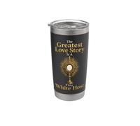Catholic The Greatest Love Story Tiny White Host Gift Stainless Steel Insulated Tumbler