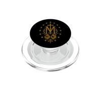 Catholic Virgin Mary Medal PopSockets PopGrip for MagSafe