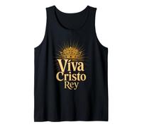 Catholic Viva Cristo Rey Christ The King Gift Tank Top