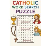 Catholic Word Search Puzzle: Word Searches with Easy to Read Print about Catholicism, Jesus, Saints and More | 6x9 inches, 110 pages | 50+ Puzzles ... Gift for Vacations, Holidays, and Free Times