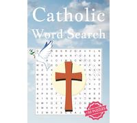 Catholic Word Search: Word Search Puzzles with Easy to Read Print | 6x9 inches, 110 pages | 50+ Puzzles ... | Leisure, Gift, and More