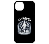 Cathoven/Funny Classical Music & Piano Cat Beethoven Pun Case for iPhone 14 Plus