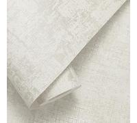 Cathpetic Beige Concrete Wallpaper Silver Glitter Textured with Metallic Feature Retro Decorative Luxury Wall Paper Roll for Living Room Bedroom Kitchen Front Room,950 * 50CM=5m²