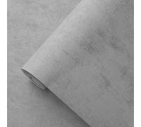 Cathpetic Grey Concrete Wallpaper for Living Room, Bedroom, Fireplace Neutral Decorative Retro Wall Paper with Distressed Pattern,Textured Finish,950 * 50CM=5m²