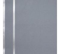 Cathpetic Silver Grey Stripes Glitter Wallpaper 9.5×0.53m,Embossed Roll for Living Room Bedroom Kitchen Front Room,Non Woven Fabric Wallpaper Luxury Modern Abstract