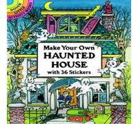 Cathy Beylon Make Your Own Haunted House with 36 Stickers Paperback Book in White Cathy Beylon White