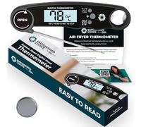 Cathy Yoder's Meat Thermometer Digital, Instant Read Food Thermometer for Cooking in Air Fryer Oven, BBQ, Grill & Baking. Measure Internal Temperatures Probe Easy Display Kitchen Grilling Accessories