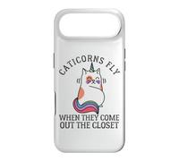 Caticorns Fly When They Come Out The Closet Cat Unicorn Fun Case for iPhone Air