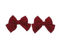 CATIEBYE 1 Pair Bow Shoe Clips for Women Reusable Clip Decorations for Weddings Engagements Birthdays Parties Elegant Shoe Jewelry Accessories Red for Bridal Showers Special Events