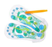 CATIEBYE 1 Pair Decorative Acupressure Socks Feet Massage Socks Breathable Elastic Fiber Soft Material Simple Convenient Design Household Massage for Men Women