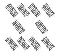 CATIEBYE 10 Sheets Pet Reflective Film Marker Dots for 3d Scanner with Sturdy Magnetic Tracking Points for Precise Data Transmission in Industrial and Animation Scanning Applications