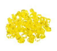 CATIEBYE 100Pcs Dove Leg Rings Poultry Identification Bands Pigeon Foot Rings for Racing and Breeding Birds Easy to Manage and Mark