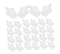 CATIEBYE 100pcs Glue Applicator Eyelash Glue Tips 0.79x0.39x0.39in Plastic Bottle Applicator Tips for Better Control of Liquid Deposition and Accurate Application for Eyelash Extension