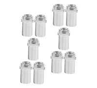 CATIEBYE 10pcs M6 Iron Snare Drum Swivel Nuts 6mm Inner Diameter Floor Drum Replacement Parts for Tom Lug Hardware Kit for Percussion Accessories