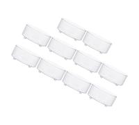 CATIEBYE 10pcs Reptile Water Bowls and Food Dishes Set, Multi-function Terrarium Water and Feeding Cups for Spiders, Arachnids, Geckos, Lizards, Corn Snakes, Suitable for Reptile Habitats