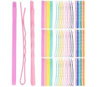 CATIEBYE 140pcs Assorted Colour Wavy Bobby Pins Hair Clips with Firm Hold Non-slip Alloy Material for Travel and On-the-go Hair Styling Accessories