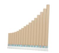 CATIEBYE 16-pipe C Key Pan Flute for Beginners, Resin Portable Row Flute, Children’s Student Musical Instrument for Education and Practice