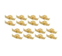CATIEBYE 16pcs Erhu Fine Tuners String Adjusters Made of Pure Copper with Simple and Practical User-friendly Design for Precise Tuning of Erhu Instrument Accessories