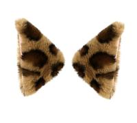 CATIEBYE 1pair Cat Ear Hairpin Adorable Halloween Party Hairpin for Cats Stylish Animal Costume Accessory