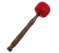 CATIEBYE 1pc Buddha Sound Bowl Stick Wood Mallet for Chanting Bowls Essential Accessory for Meditation Buddhism Tool Comfortable Pu for Relaxation and Worshiping