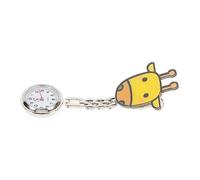 CATIEBYE 1Pc Deer Shape Nurse Fob Watch for Students Hanging Pocket Watch Present for Nursing Professionals Dial Accurate Timekeeping Durable Design for Clinic Staff