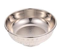 CATIEBYE 1pc Smooth Zine-Alloy Temple Bowl for Buddhist Offering and Rice Polished Edges Multi-Functional Home Decor and Holy Water Cup Gift for East Asian Culture Enthusiasts