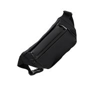 CATIEBYE 1Pc Stylish Waist Pack for Men Durable Cross Body Bag Convenient Storage for Phone Water Bottle Versatile Outdoor Use Black Design for Travel and Sports