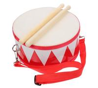 CATIEBYE 1set Boy Girl's Double-sided Snare Drum Percussion Toy Educational Music Instrument for Boys and Girls Safe and Design for Developing Rhythm and Coordination Skills