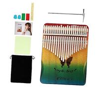 CATIEBYE 1set Kalimba Thumb Piano Keys Lightweight Natural Musical Instrument for Boy Girl Beginners for School Travel and Musical Exploration