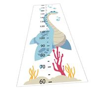 CATIEBYE 1sheet Cartoon Animal Height Sticker Wall Decal Self-Adhesive Boy Girl Growth Measurement Chart for Nursery Bedroom and Playroom Decor