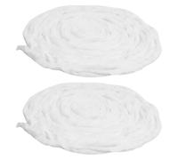 CATIEBYE 2 Pack Hairdressing Cotton Rolls Perm Coil Cotton Rolls White High Absorbency Convenient Design Salon Use